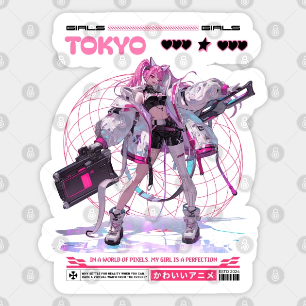 Anime Energy: Bold, Vibrant, and Full of Style Sticker by Steve